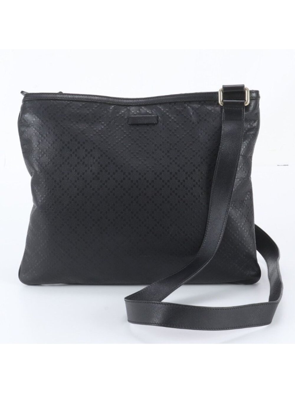 Gucci Diamante Leather Shoulder Bag Crossbody Messenger Business